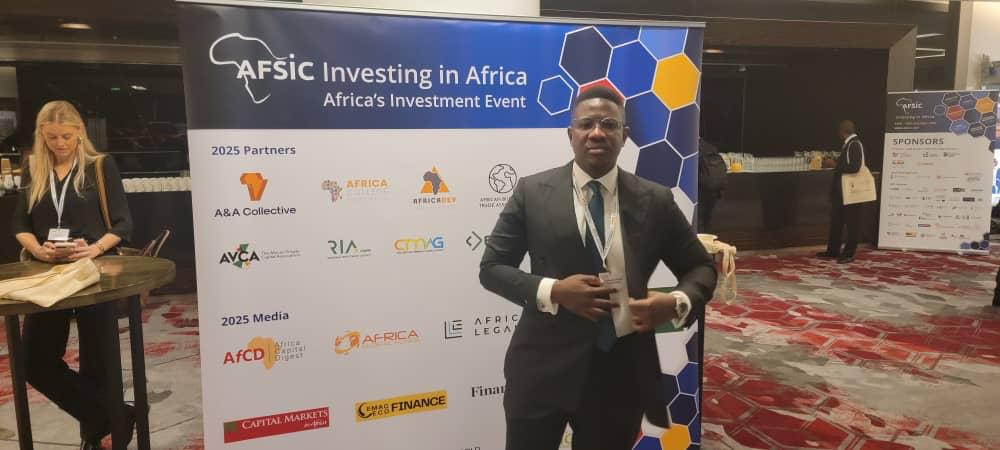 Oluwafemi at the AFSIC — Investing in Africa summit